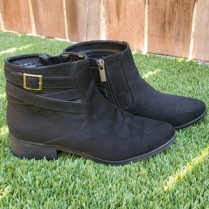 Black ankle boots